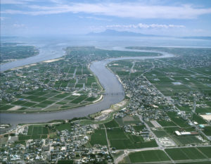 三重津海軍所跡全景(有明海方面)